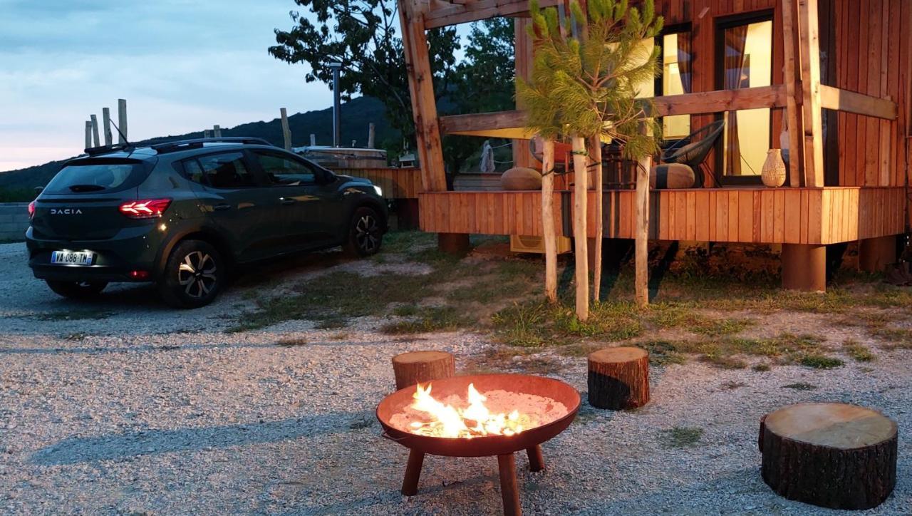 Ferienwohnung Panorama Glamping Vipavska Dolina Dobravlje Exterior foto