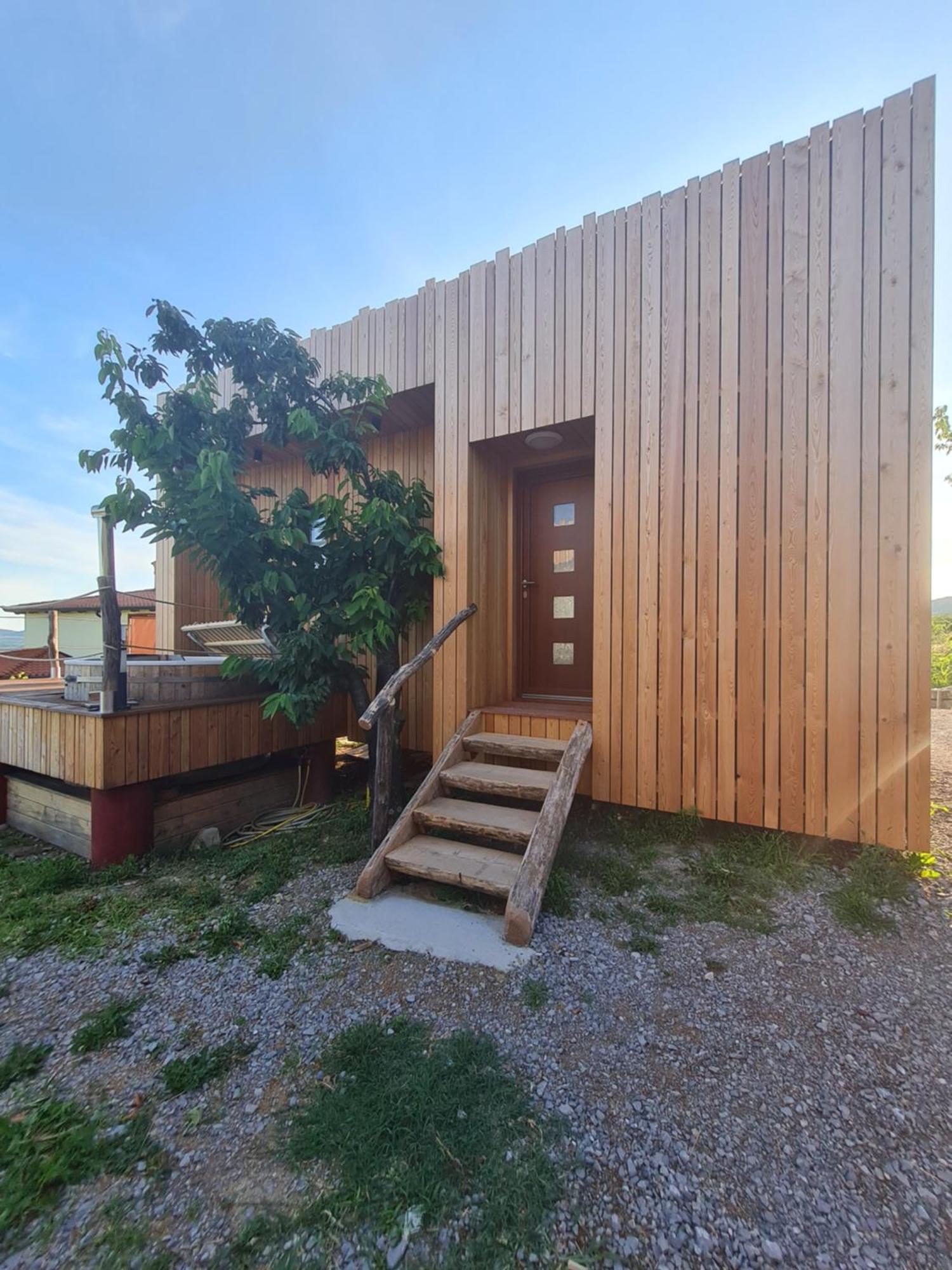 Ferienwohnung Panorama Glamping Vipavska Dolina Dobravlje Exterior foto